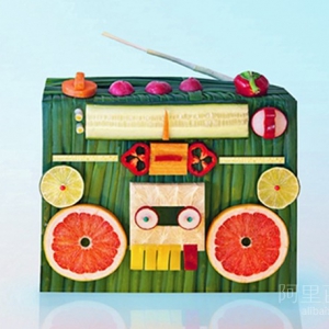 用食物组成的小玩意儿 吃货们来试试呗