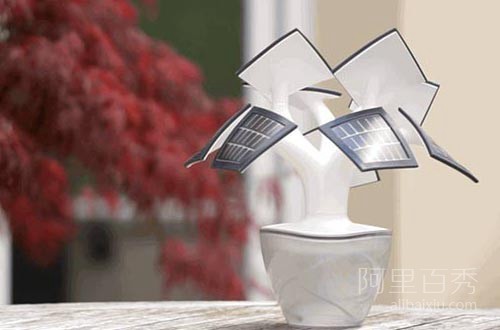 会充电的树，既可以充电又可以照明，实用又美观(图1)